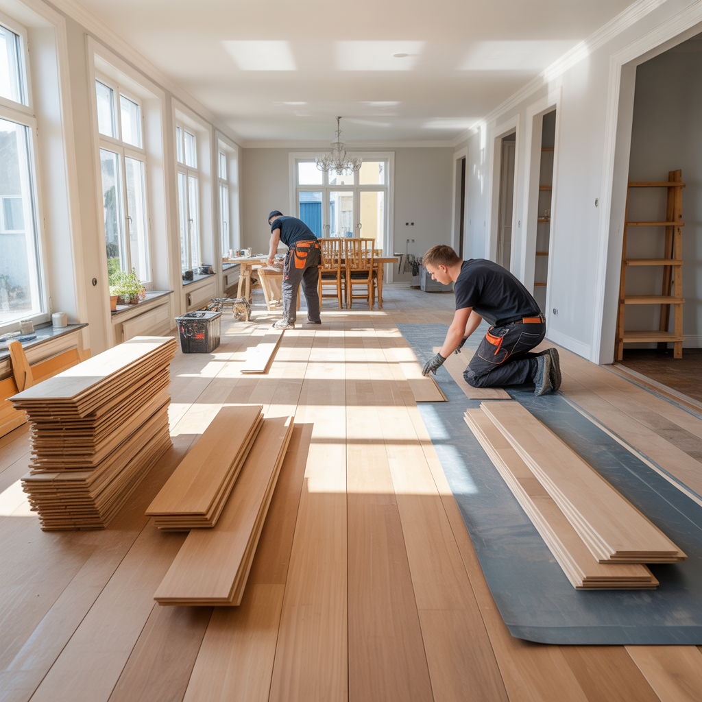 2.Vad kostar det att lagga nytt golv i hela huset